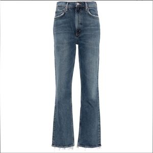 Agolde Jeans High Rise Stovepipe Denim Jeans Blue Size 25